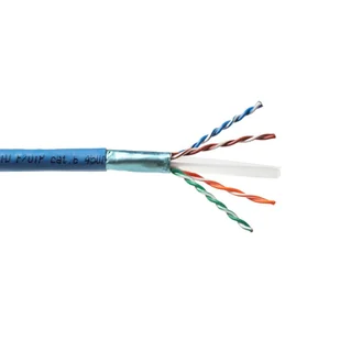 Kabel Emiter Net FTP (F/UTP) kat.6 450MHz, drut 4x2x23AWG, PVC - Kable miedziane - miniaturka - grafika 1