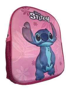 Stitch Plecak Przedszkolny 3d Różowy - Plecaki szkolne i tornistry - miniaturka - grafika 1