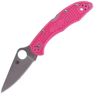 Noże - Spyderco inc Nóż Delica 4 FRN Pink S30V Plain (C11FPPNS30V) C11FPPNS30V - miniaturka - grafika 1