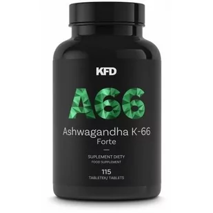 KFD KFD Ashwagandha K66 Forte - 115 tabletek 5901947667392 - Suplementy naturalne - miniaturka - grafika 1