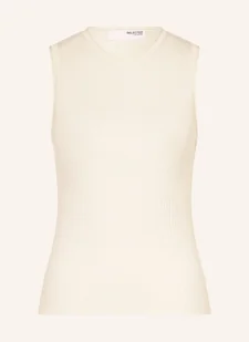 Selected Femme Top Z Dzianiny beige - Koszulki i topy damskie - miniaturka - grafika 1