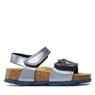 Buty dla dziewczynek - Sandały Superfit 1-000118-8010 M Niebieski - miniaturka - grafika 1