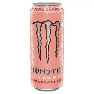Napoje energetyczne i izotoniczne - Monster Energy Ultra Peachy Keen Gazowany napój energetyzujący 500 ml - miniaturka - grafika 1