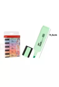 Zakreślacz pastel 6szt - Flamastry - miniaturka - grafika 1