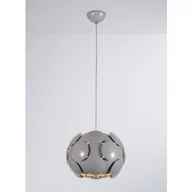 Lampy sufitowe - Italux SANTINA Szary P0317-01S-U1GM Lampa wisząca 31 - miniaturka - grafika 1