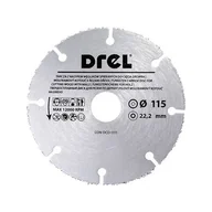 Tarcze do pił - Tarcza z węglika spiekanego do cięcia drewna z gwoździami 115 x 1,0 x 22,23 mm Drel - miniaturka - grafika 1