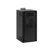 Piece i kotły grzewcze - Vieste Piec na pellet 7 KW czarny - miniaturka - grafika 1