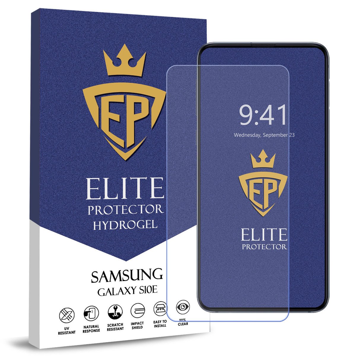 FOLIA 5D CAŁY EKRAN NA TELEFON DO SAMSUNG GALAXY S10E HYDROŻELOWA ORYGINAŁ