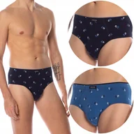 Majtki męskie - Slipy Męskie 2 PARY majtki bawełniane LAMA - XXL - miniaturka - grafika 1