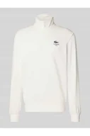 Bluzy męskie - Bluza o kroju regular fit z czystej bawełny model HERITAGE - Lacoste - miniaturka - grafika 1