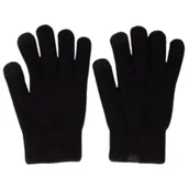 Rękawiczki dla dzieci - Rękawiczki dzianinowe Touch Screen dziecięce 4F 4FJWAW25AGLOU154-20S Czarny Roz. S/M - 4F JUNIOR - miniaturka - grafika 1