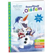 Literatura popularno naukowa dla młodzieży - Kraina Lodu. Rozwiązuję z Olafem - miniaturka - grafika 1