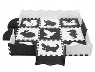 Puzzle - Puzzle piankowe, mata puzzlowa 3x3 zwierzątka - miniaturka - grafika 1