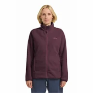 Kurtki damskie - Damska kurtka polarowa Jack Wolfskin MOONRISE FZ W amaranth - XS - miniaturka - grafika 1
