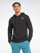 Bluzy męskie - Reebok Bluza Identity Logo HA9273 Czarny Regular Fit - miniaturka - grafika 1