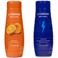 Syropy i koncentraty owocowe - Syrop do SodaStream Classics Pomarańcza 440ml + Izotonik 440ml - miniaturka - grafika 1