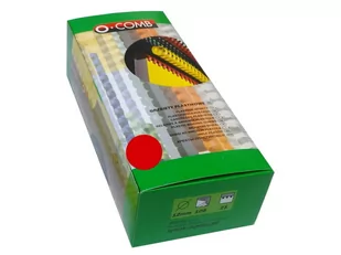 Opus Grzbiet do bindowania 12mm czerwony 100szt.[WYPRZEDAŻ] /IB12CZE/ OP029-3 - Grzbiety do bindownic - miniaturka - grafika 1