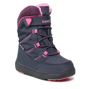 Kamik Śniegowce Stance 2 NF8297 Navy Magenta - Śniegowce damskie - miniaturka - grafika 1