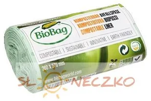 BIOBAG Worki na odpady organiczne biodegradowalne i kompostowalne w 100% idealne do MaxAir II 6L rolka 30 szt- BIOBAG - Środki do WC - miniaturka - grafika 3