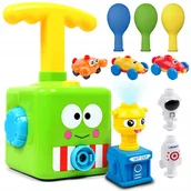 Samochody i pojazdy dla dzieci - Wyrzutnia Balonowa AERODYNAMICZNY Samochód +POMPKA - miniaturka - grafika 1