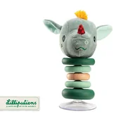 Grzechotki dla dzieci - Grzechotka z przyssawką Smok Joe 6 m+ Lilliputiens - miniaturka - grafika 1