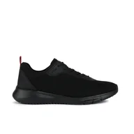 Sneakersy męskie - Męskie Sneakersy GEOX U MONREALE U35BVA-0006K-C9999 – Czarny - miniaturka - grafika 1