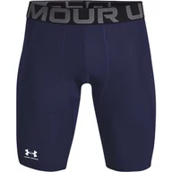 Spodenki męskie - Męskie Spodenki kompresyjne UNDER ARMOUR UA HG ARMOUR LNG SHORTS 1361602-410 – Granatowy - miniaturka - grafika 1