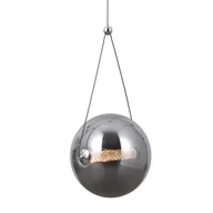 Lampy sufitowe - Wisząca lampa Rastia PND-34361-L-CH-SG Italux LED 12W 3000K kula chrom - miniaturka - grafika 1