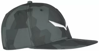 Czapki i chusty sportowe męskie - Czapka Salewa PUEZ CAMOU FLAT CAP - 0941/Asphalt - grafika 1