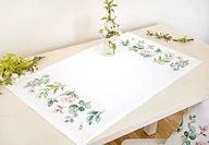 Pasmanteria - Haft krzyżykowy, Zestaw do haftu, Serwetka z listkami - miniaturka - grafika 1