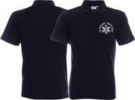 Odzież robocza - Promostars LPP - Koszulka Polo ratownicza granatowa męska odblaskowa - nadruk przód - miniaturka - grafika 1