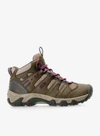 Buty trekkingowe damskie - Buty turystyczne damskie Keen Koven Mid Wp - bungee cord/wood violet - miniaturka - grafika 1