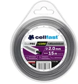 Akcesoria do kos i kosiarek - CELLFAST ŻYŁKA TNĄCA Z RDZENIEM 3,0*15m KWADRAT - miniaturka - grafika 1