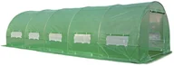 Szklarnie ogrodowe - Tunel Podwójne Drzwi 3X8X2 - 24M2 Zielony - miniaturka - grafika 1