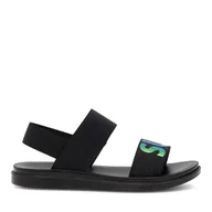 Buty dla dziewczynek - Sandały Nelli Blu CSS20370-00 Czarny - miniaturka - grafika 1