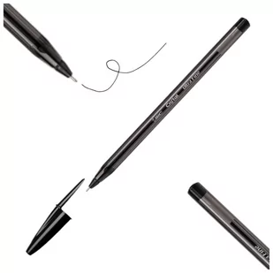 Długopis BIC czarny Cristal Exact ultra fine cienka końcówka 0,7 - Długopisy - miniaturka - grafika 1