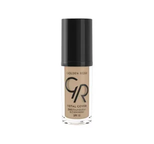 Golden Rose Total Cover 2in1 Fundation &amp; Concealer - Podkład i korektor w jednym - 06 - TAUPE GOLID2W-ZY2W-05 - Podkłady do twarzy - miniaturka - grafika 1