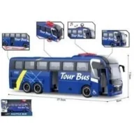 Samochody i pojazdy dla dzieci - Autobus niebieski 1:16 światlo dźwięk Madej - miniaturka - grafika 1