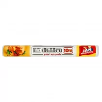Jan Niezbędny Folia aluminiowa 10 m (ZZAJAN046.) - Folia, papier śniadaniowy, serwetki - miniaturka - grafika 1