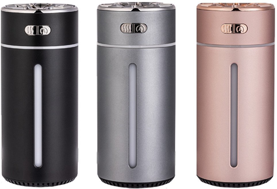 XO NAWILŻACZ POWIETRZA HF09 300ml podświetlany szary