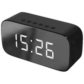 Głośniki przenośne - Setty Głośnik bluetooth Mirror clock GB-200 - miniaturka - grafika 1
