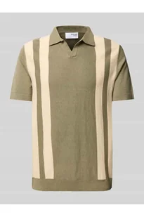 Koszulka polo z dekoltem w serek model MATTIS - Selected Homme - Koszulki męskie - miniaturka - grafika 1