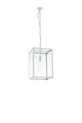 Lampy sufitowe - Kaspa LAMPA wisząca VITA M 10152103 rustykalna OPRAWA Zwis IP20 klatka chrom prz - miniaturka - grafika 1