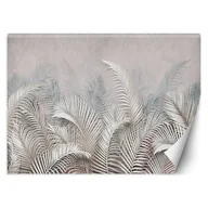 Fototapety - Fototapeta, Liście palmy szare 3D (Rozmiar 368x254) - miniaturka - grafika 1
