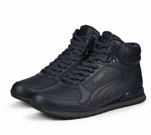 Trzewiki męskie Puma ST Runner v3 Mid L Parisian Night buty wysokie sneakersy (387638 04) - Sneakersy męskie - miniaturka - grafika 1
