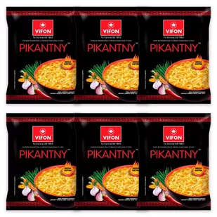 Vifon Zupa błyskawiczna o smaku kurczaka pikantny 70 g x 6 sztuk - Dania dla dzieci - miniaturka - grafika 1