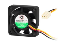 Podzespoły elektroniczne - 85-602# Wentylator 40x10 12v 4010d12 kulkowy - miniaturka - grafika 1