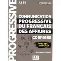 Communication progressive du francais des affaires nieveau intermediaire A2-B1 klucz Penfornis Jean-Luc - Książki do nauki języka francuskiego - miniaturka - grafika 1