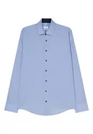 Koszule męskie - Seidensticker Męska koszula o kroju slim fit z długim rękawem, jasnoniebieski, 40 - miniaturka - grafika 1