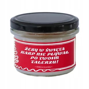 Świeca Zapachowa Sojowa 150Ml Śmieszny Zabawny Nadruk Prezent Na Mikołaja Święta Dla Faceta Taty Mamy Męża Chłopaka Mężczyzny Kobiety Dziadka Dziewc.. - Świece - miniaturka - grafika 1